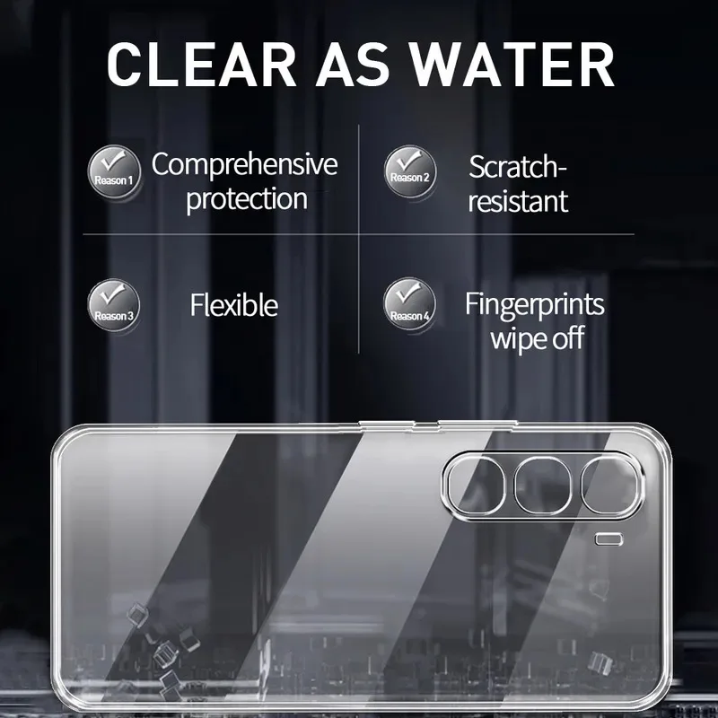 Soft Silicone Clear Shockproof Phone Case Back Cover s