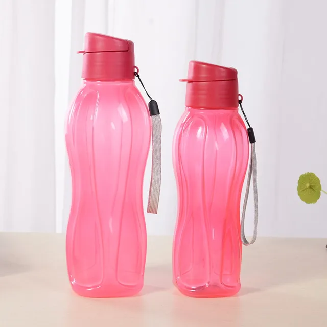 Drinkware 900/1100ML Plastic Water Bottle Solid Color Leakproof Sports Water Cup Large Capacity Water Kettle Travel 3