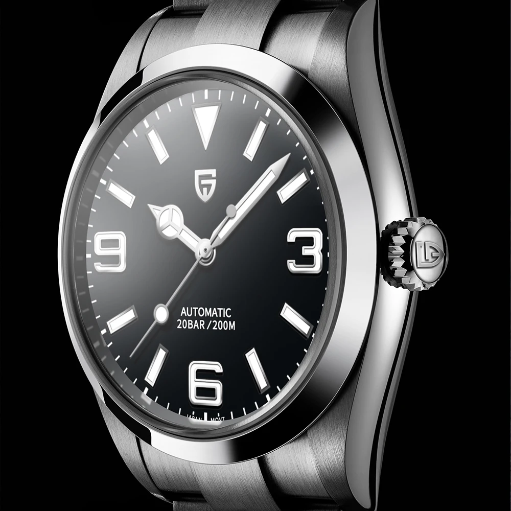 パガーニデザイン新 NH35 男性機械式時計 AR サファイアガラス自動時計