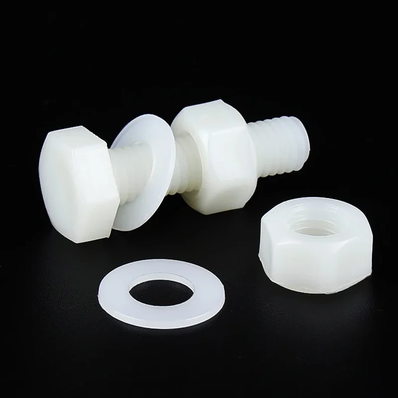Nylon Schrauben Set 546 Teile - M2.5 Bis M6 Senkkopfschrauben Mit Muttern