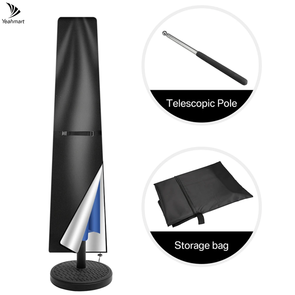 Patio umbrella cover Waterproof Windproof Anti-UV Zip 210D Oxford fabric for umbrella cover