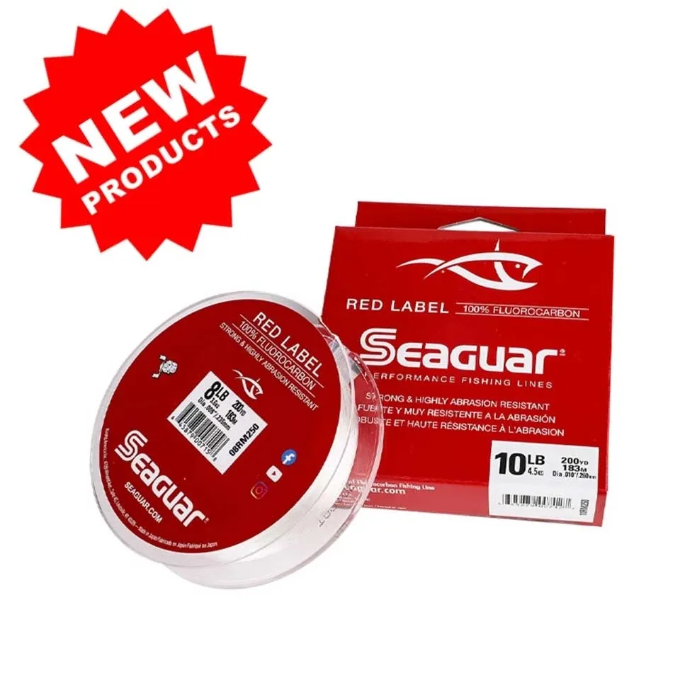 New Original Seaguar Red Label Fluorocarbon Fishing Line 4/6/8/10/12/15LB  Test Carbon Fiber Monofilament Carp Wire Leader Lines