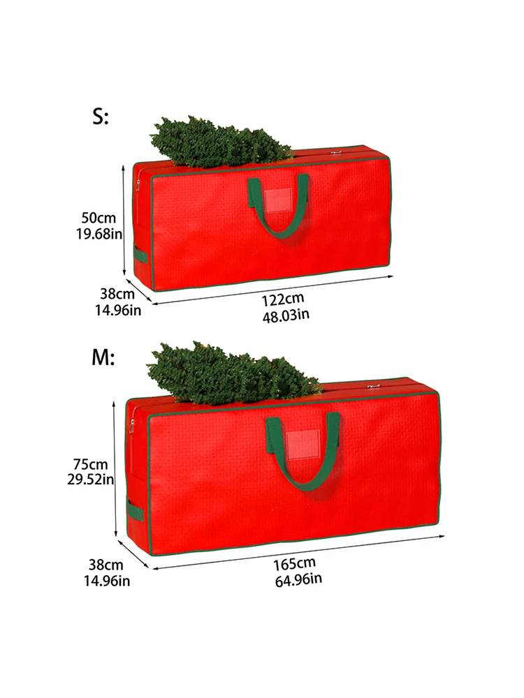 Christmas tree storage bag Collapsible waterproof Large capacity dustproof
