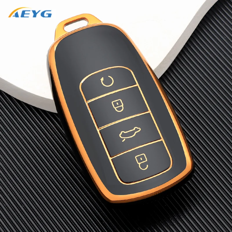 Premium TPU Car Key Case Cover - Durable Protector Accessory