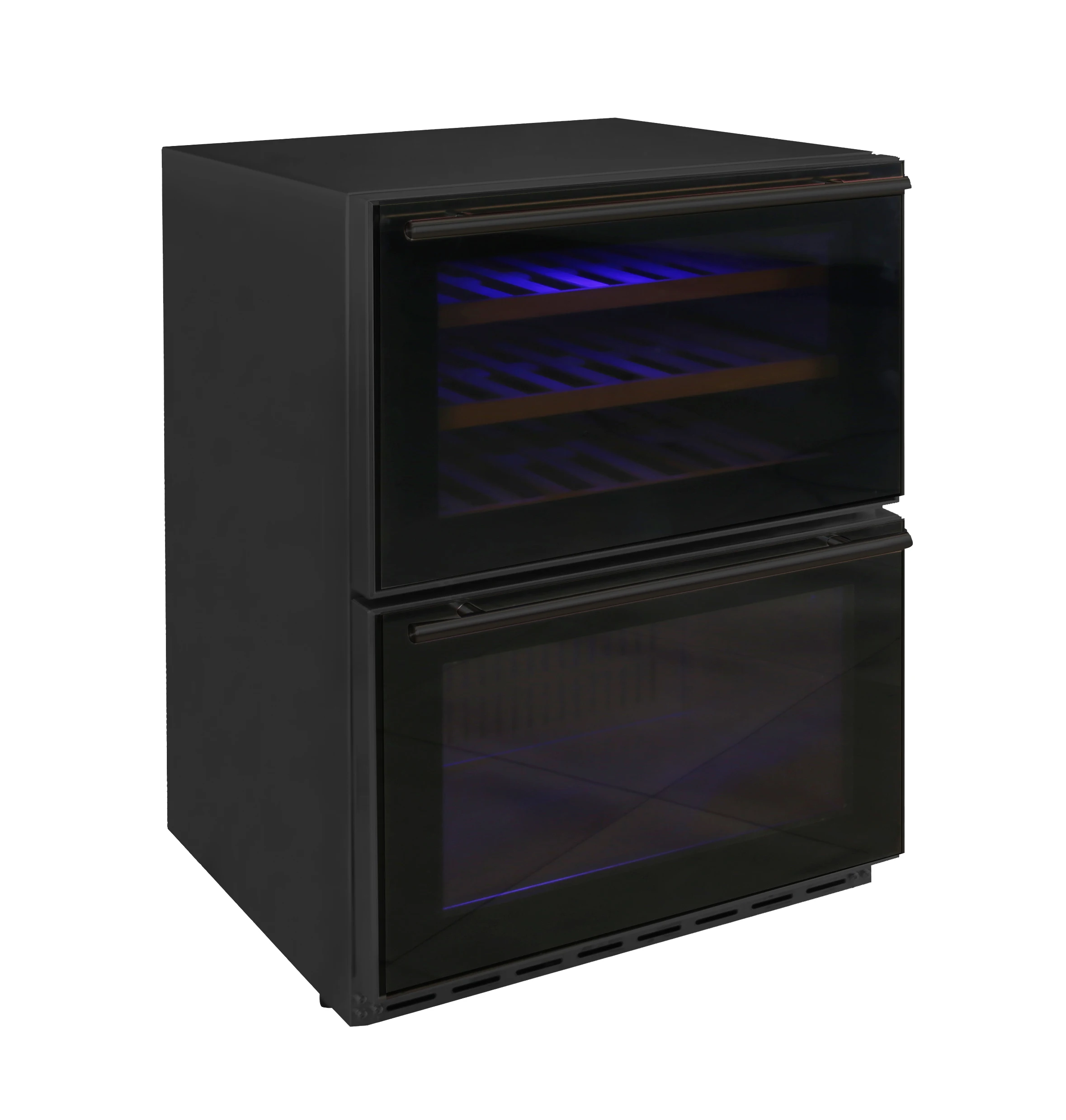 

Dual Zone Wine Cooler Refrigerator Slim Beverage Chiller Fridge