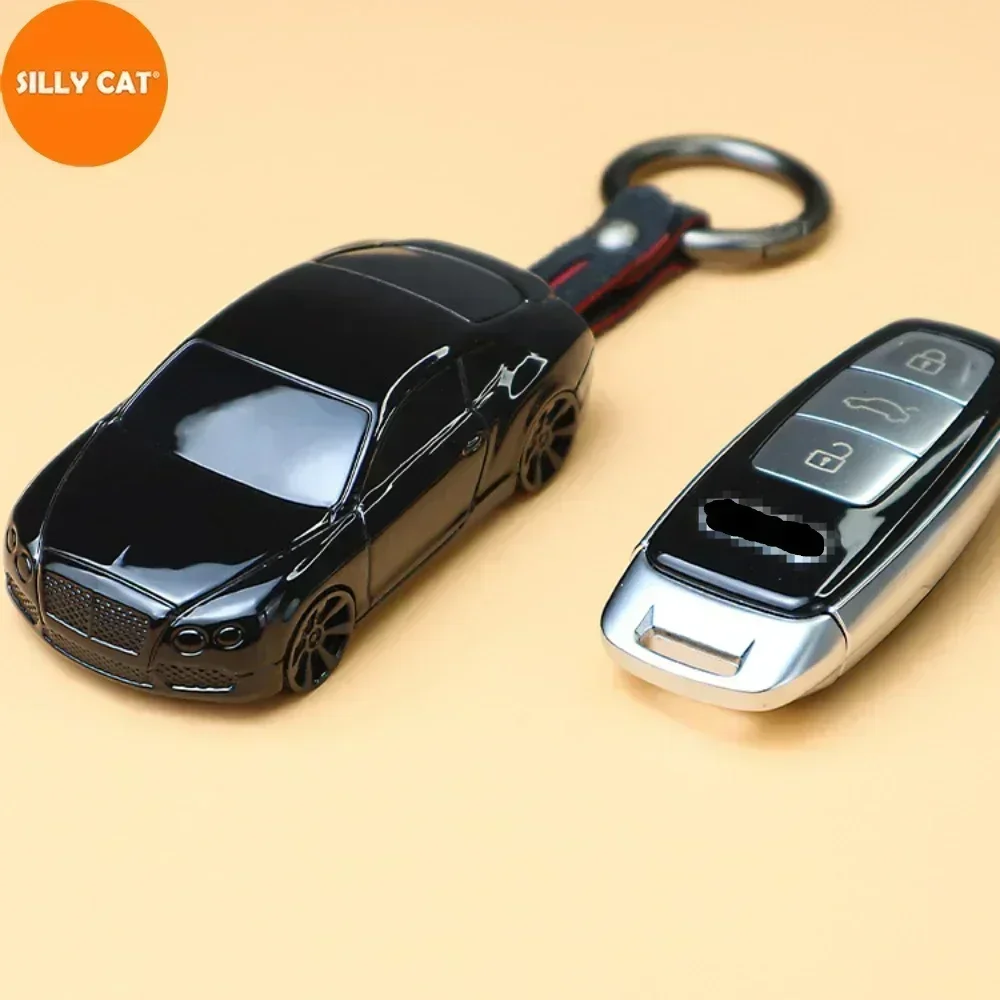 Auto Form Modell Auto Schlüssel Fall Abdeckung Anhänger Anzug für Audi 2018-up a3 a6 a7 a8 e-tron q7 q8 rs6 rs7 s3 s6 s7 Smart Remote Key Handschuh