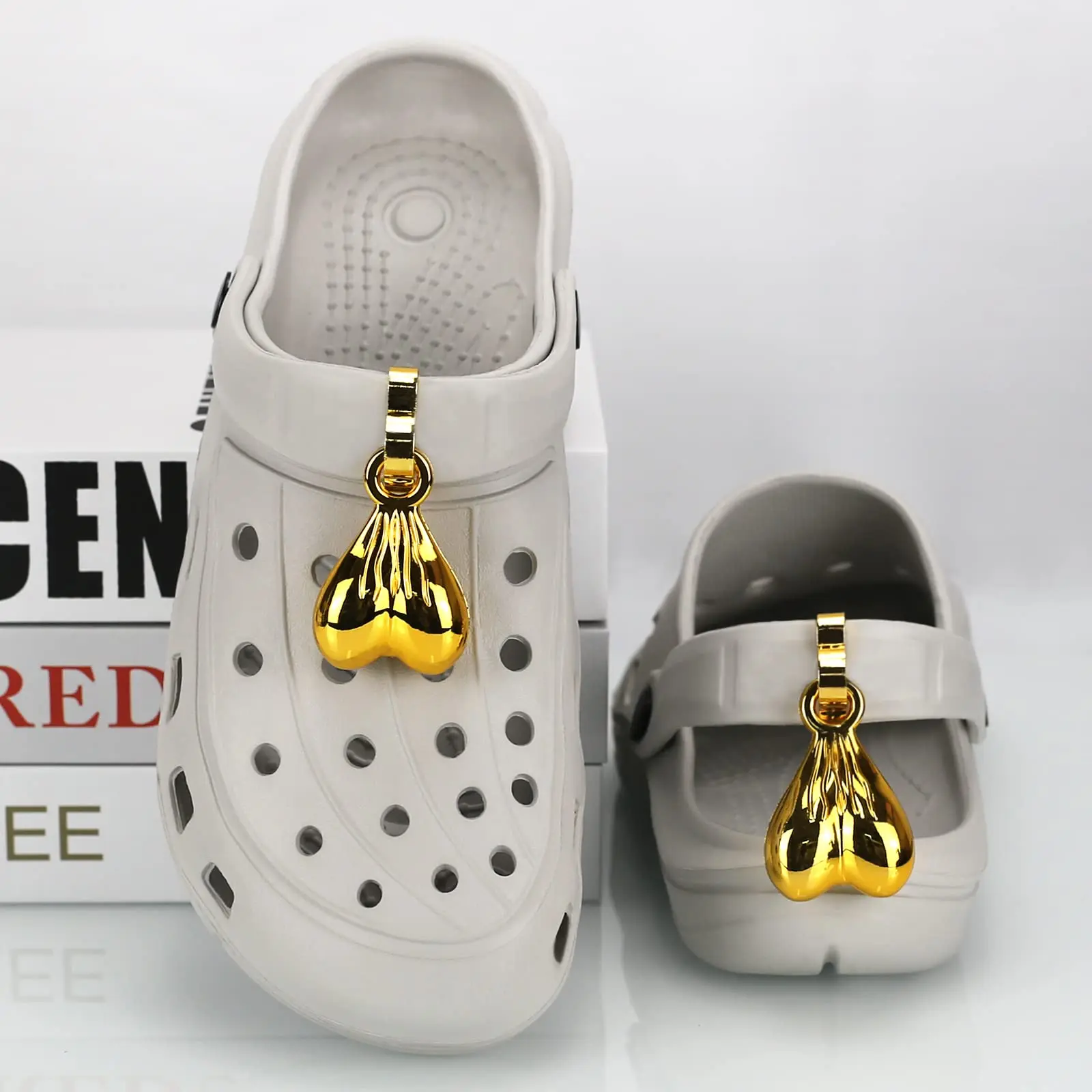 Slipper Decoration Pendant For Croc Nuts Balls Hole Shoes Hanger Shoes Buckle Shoe Accessories Decoration Ornament For Kids Gift