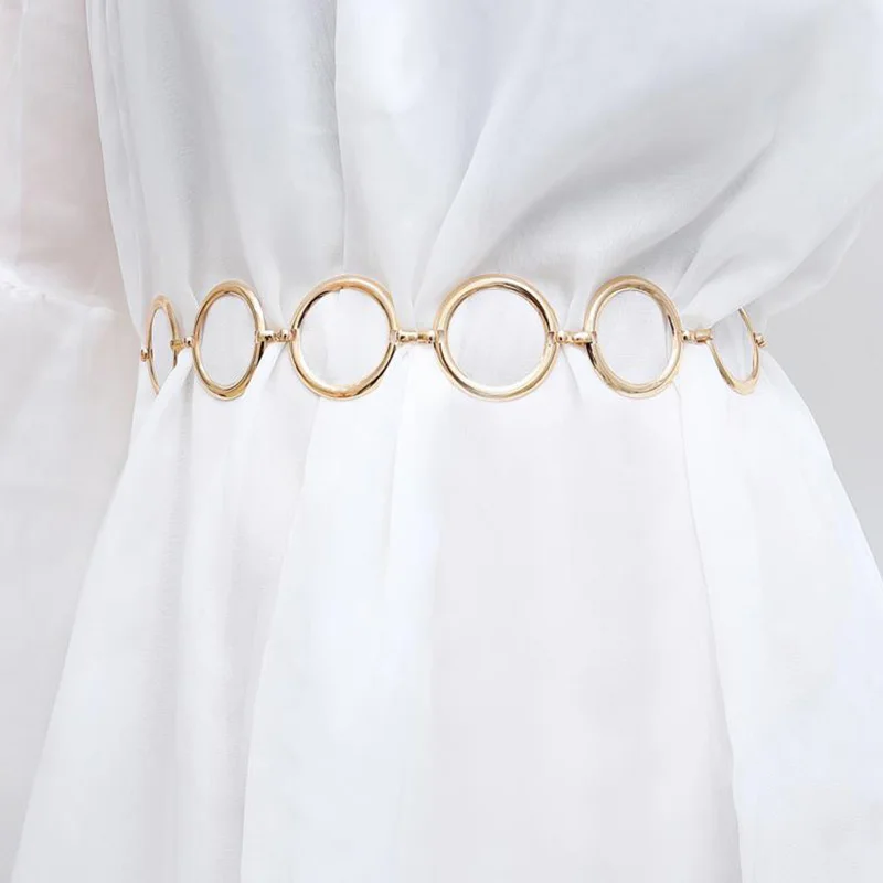 Ladies Geometric Long Belly Waist Chain Belt For Women  display picture 1