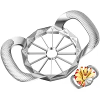 Apple Slicer And Corer, Sturdy and Sharp 12-Blade Stainless Steel Apple Cutter Divider Pitter Fruit Cutter Tools 1
