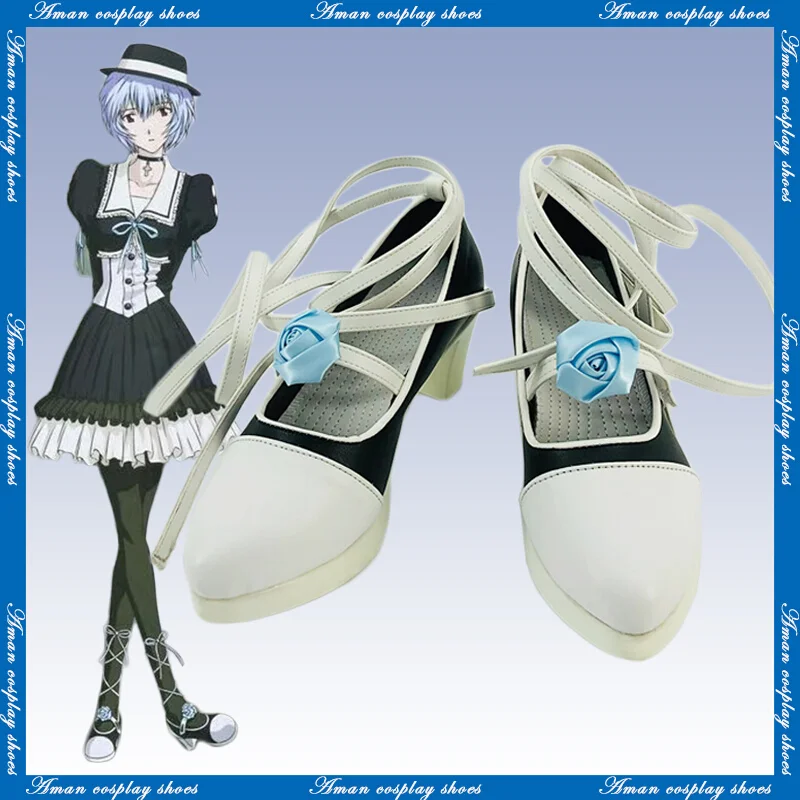 

EVA 00 Ayanami Rei Gothic Lolita Style Cosplay Cute Shoes