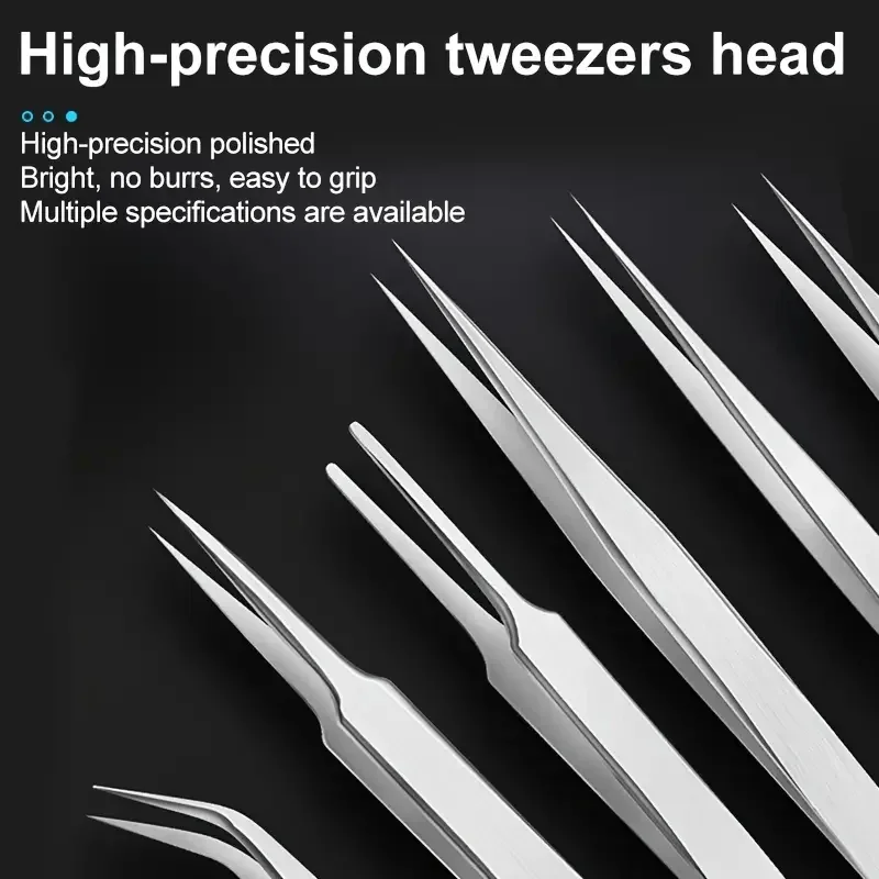 plant stainless steel 6-piece tweezers Ts-15 succulent DIY elbow tweezers gooi tweezers set