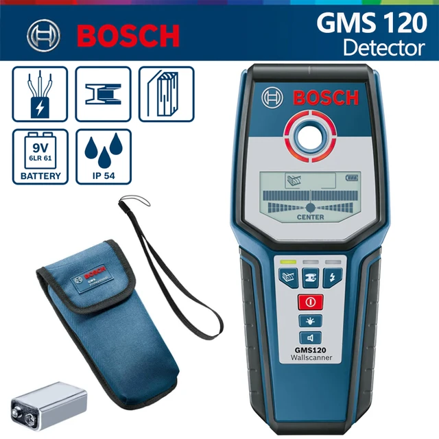 Bosch Professional Détecteur Mural GMS 120 (Profondeur de
