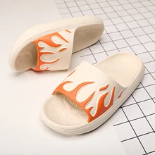 

Summer Home Slippers Men Woman Slippers Same Lovers Non-slip Indoor Outdoor Bathroom Soft Sole Slides Flip Flops Zapatos