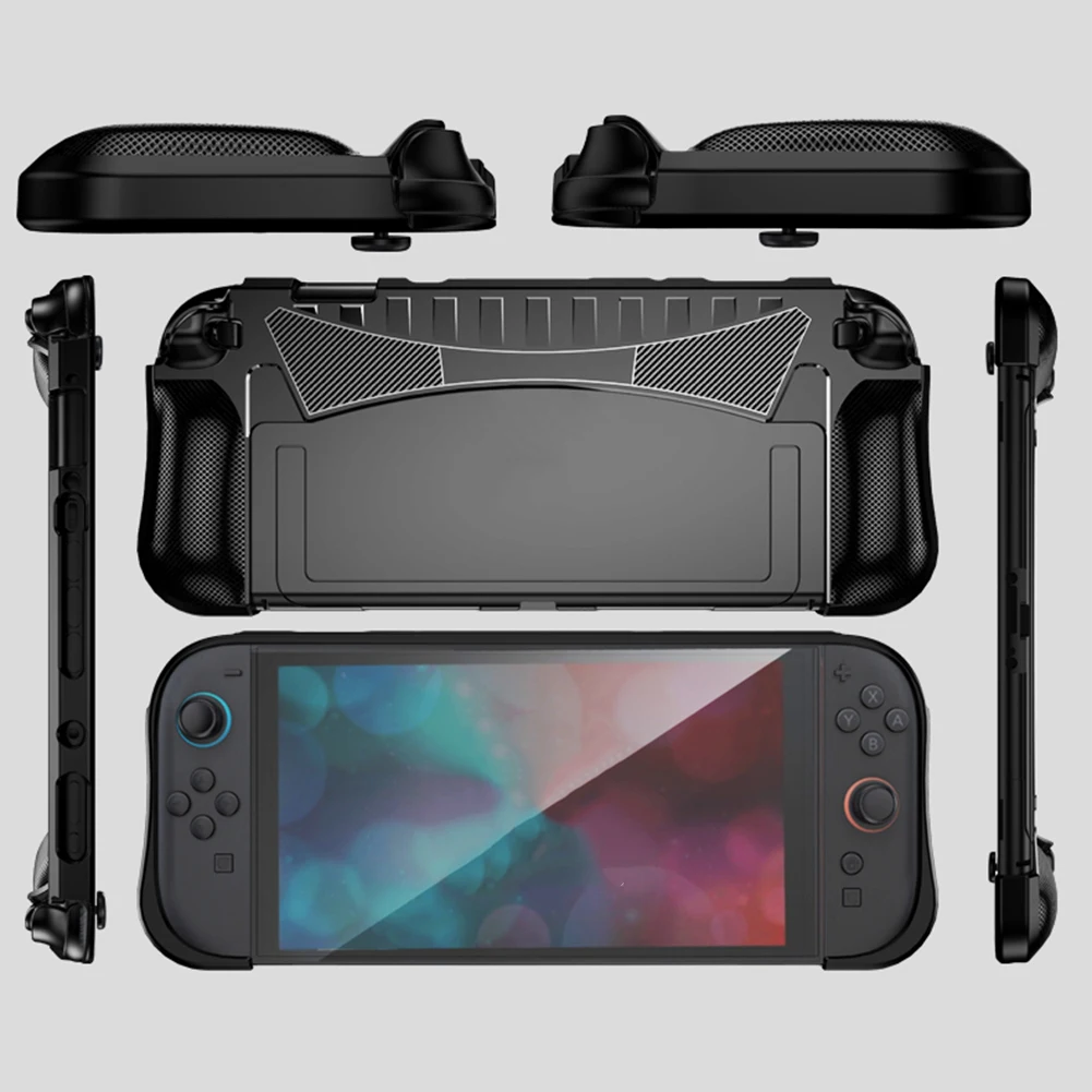 For Nintend Switch 2 Ergonomic Protection Case TPU Soft Handheld Console Shell Shockproof Protect Sleeve Console Accessories