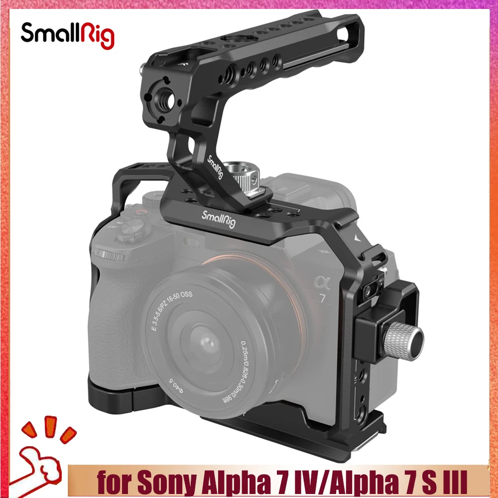 Kit Base Gabbia Per Fotocamera Completa Smallrig Per Sony Alpha 7 Iv/Alpha 7 S Iii 3668