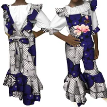 

Girls Jumpsuit African Clothing for Children Ankara Fashion Bodysuit Dashiki African Bazin Riche Print Splice Jumpsuits Rompers
