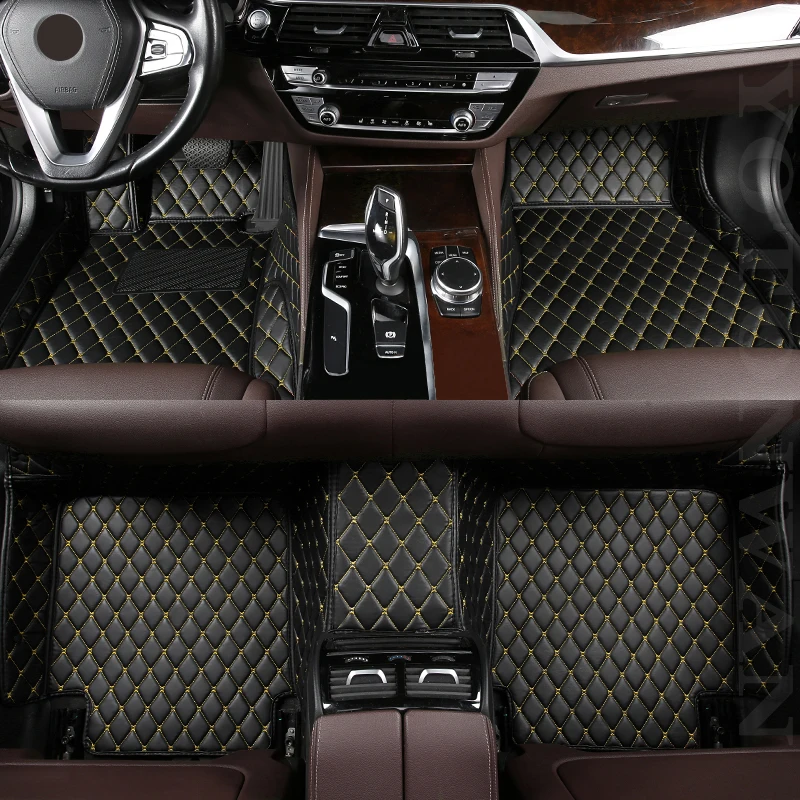 

YOTONWAN Driver's Position Customized Leather Car Floor Mats 100% Suitable For Toyota Lada Renault Kia Volkswage Honda BMW BENZ
