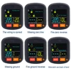 Digital Socket Tester Smart Voltage Detector RCD GFCI NCV Voltage Test EU US UK Plug Ground Zero Line 30mA Socket Detector 6