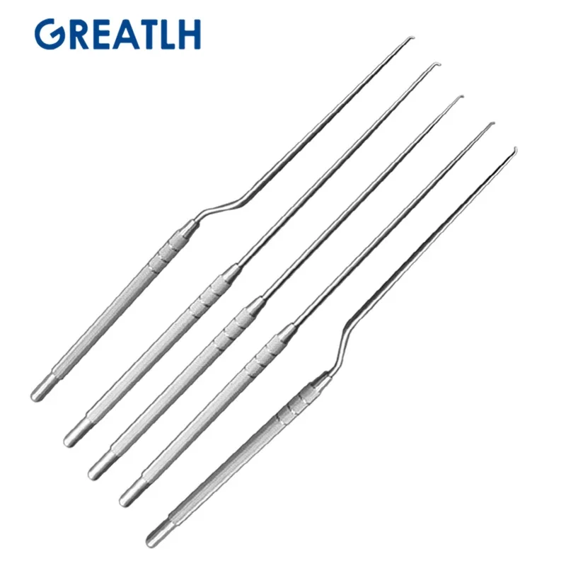 Ear Extraction Instrument Stainless Steel Cerumen Hook Ear Use Hook Gun Type Hospital ENT