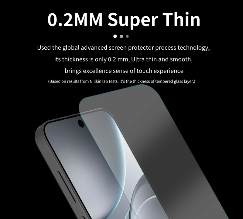 Premium Tempered Glass Screen Protector with Anti-Fingerprint Technology