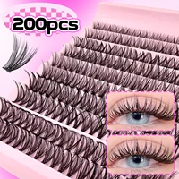 Kit de cils minces et doux en plumes naturelles 30D 40D – Glam quotidien sans effort pour un maquillage frais et naturel! Ultra-doux et délicat 6