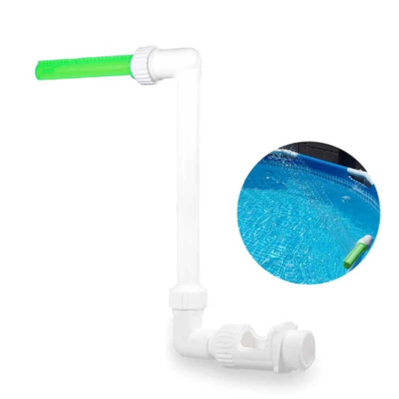 Swimming Pool Fountains Adjustable Fluorescent Pool Waterfall For Above Ground/Inground Pools