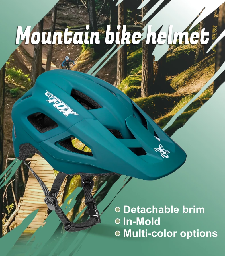 BATFOX 2026 Fahrradhelm für Herren und Damen, Integrierte Ultraleichte Belüftung, Pendler- und Rennrad-MTB-Fahrradhelm, Radsport-Sicherheitsausrüstung – Detail 1