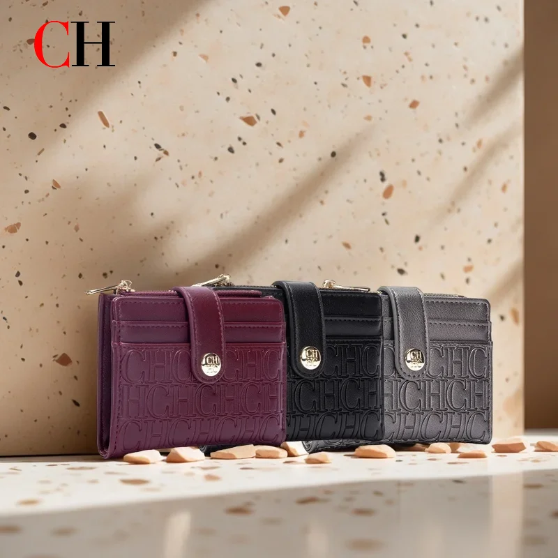 CH Luxury Brand Retro Design Business Card Bag Fashion Button thumbnail 9