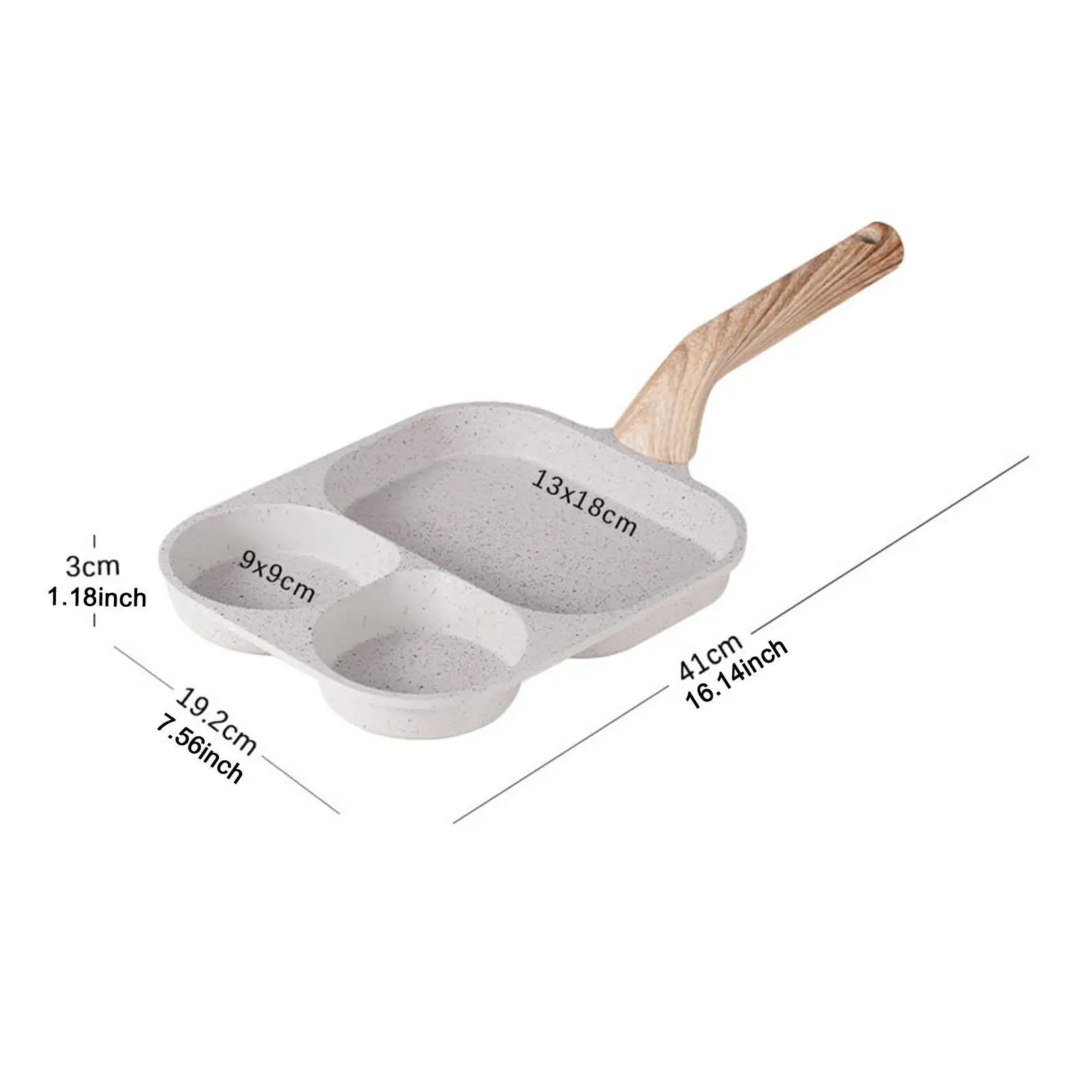 Mini Pancake Pan Egg Cooker Pan Egg Steak Pot Egg Skillet for Breakfast Omelette Skillet for Cooking Frying Steak Vegetable