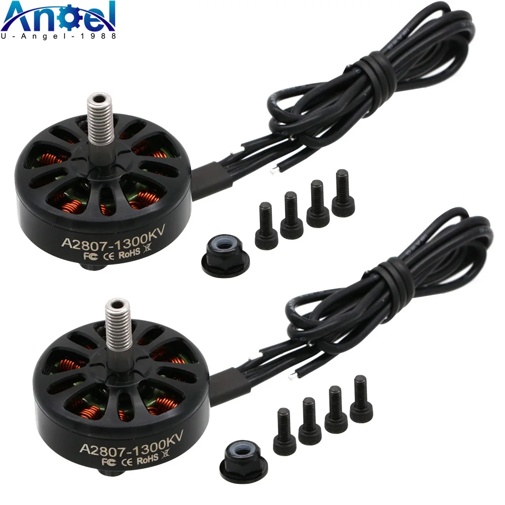 4pcs uangel a2807 2807 1800kv 4s 1500kv 1300kv 6s bürstenloser Motor für fpv Freestyle 7 Zoll Langstrecken-Lr7-Drohnen DIY-Teile