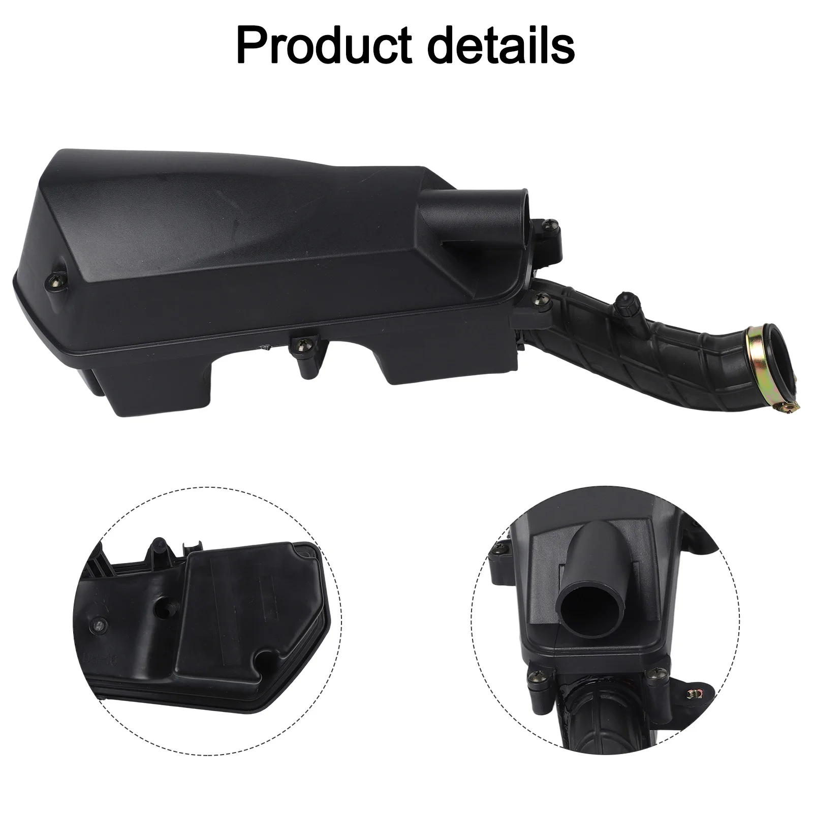 Enhanced Air Box Cleaner Assembly for Scooters and Motorcycles - Durable Plastic Air Filter Unit