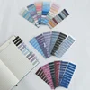 6 Packs 1200 Sheets Transparent Sticky Notes Self-Adhesive For Annotation Books Clear Notepads Memo Bookmarks Pad Tabs 6