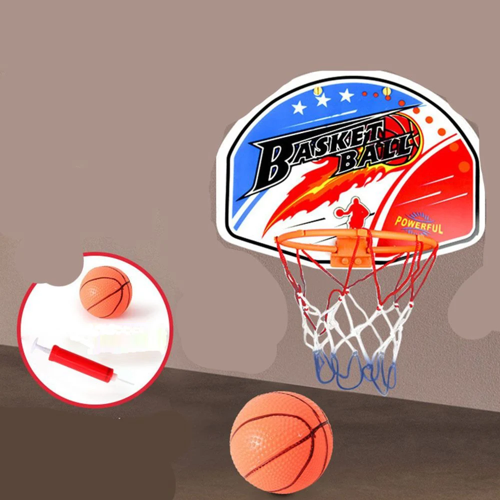 Mini zeď montuje basketbal nasednout pro čeleď děti hračka sada basketbal obruč hračka halové hrací pro childs dar