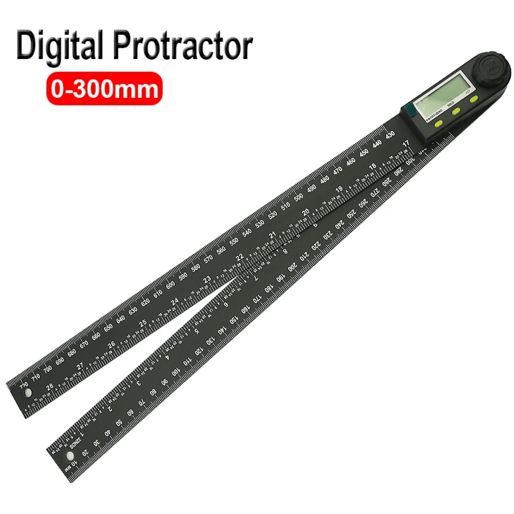 12'' 300mm Digital Angle Ruler Electronic Angle Meter Electronic Protractor Goniometer Digital Angle Gauge