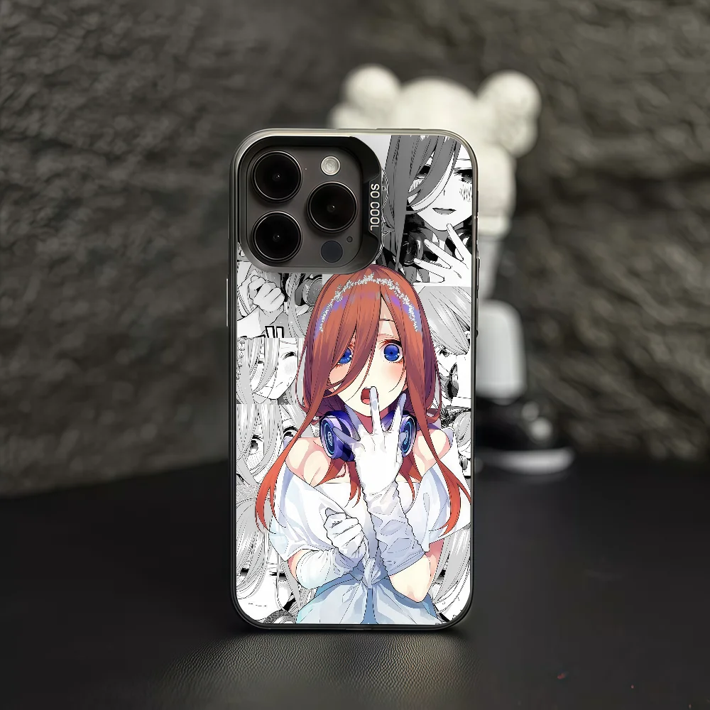 Vibrant Anime Miku Nakano Protective Phone Case - IMD Color Cover
