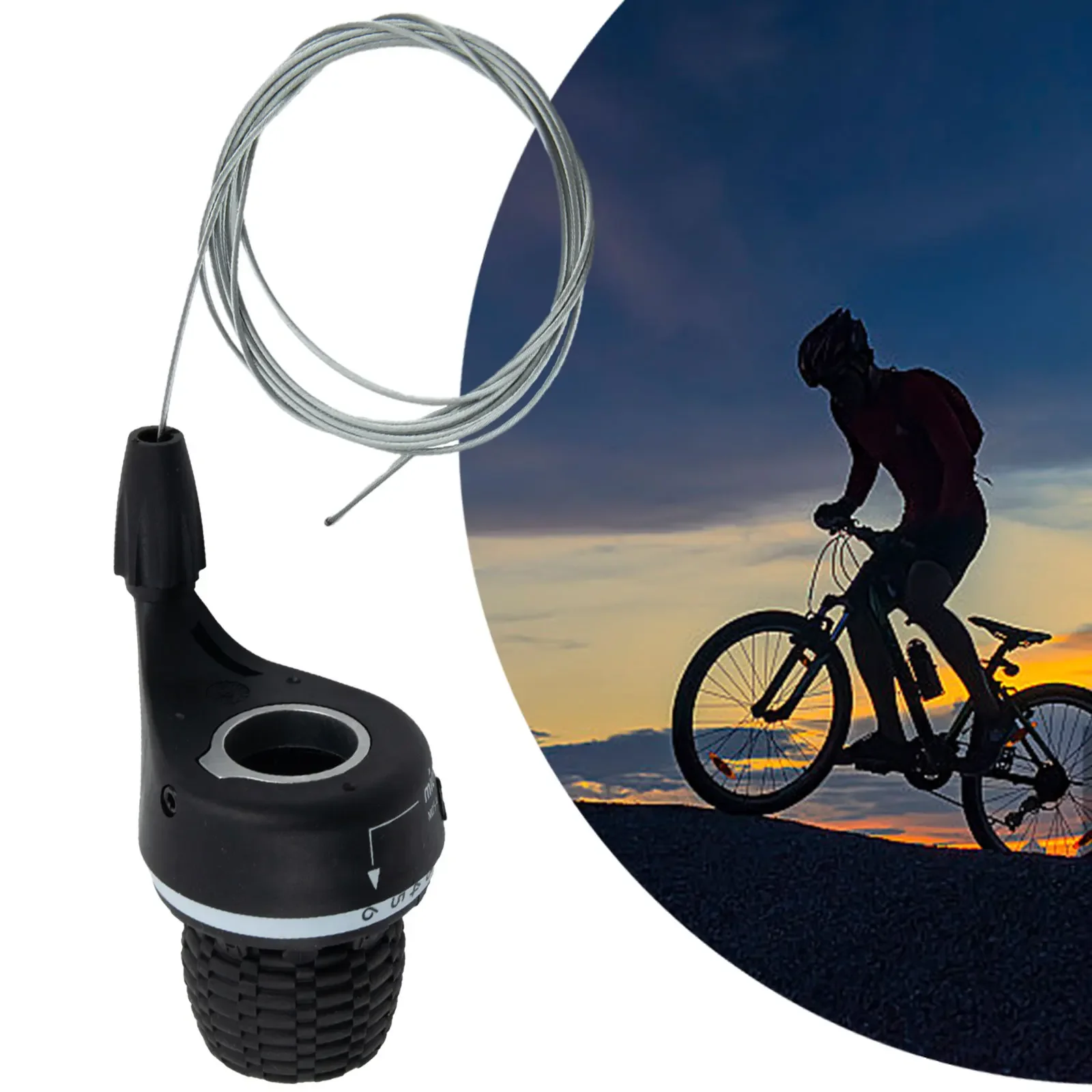 1pc Bike Turn Handle Gear Shifters 6 Speed For Shimano Compatible Sets Folding Bike Mountain Transmission bicycle shift lever