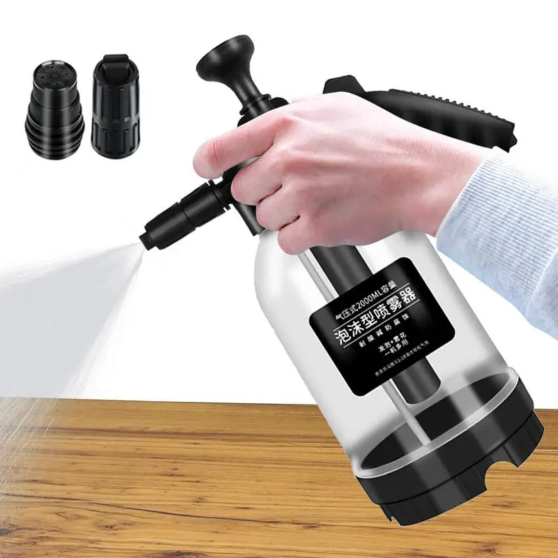 Cannone In Schiuma Pompa Schiumogena Blaster Pressione Manuale Spruzzatore Di Schiuma Di Neve Spruzzatore D'Acqua Spruzzatore Di Sapone Pressurizzato 