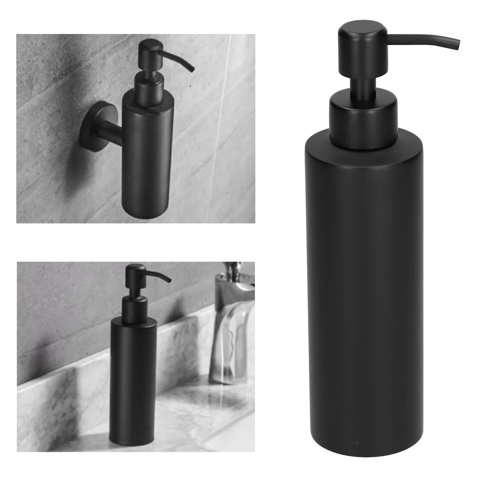 304 Liquid Soap Dispensers Stainless Steel Lotion Bottle Slim Soap Dispenser Bathroom Hand Press Pump Dispenser soap dispenser soap pump soap dispenser head