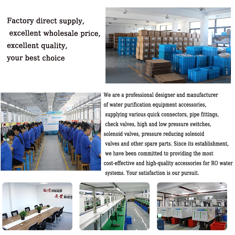 Sc7d8791d7f294ffe8e86e7b3efb1afff6 1/4 "3/8-calowy oczyszczacz wody szybkozłącze zawór kulowy RO filtr płukania wstecznego akcesoria do systemu odwróconej osmozy