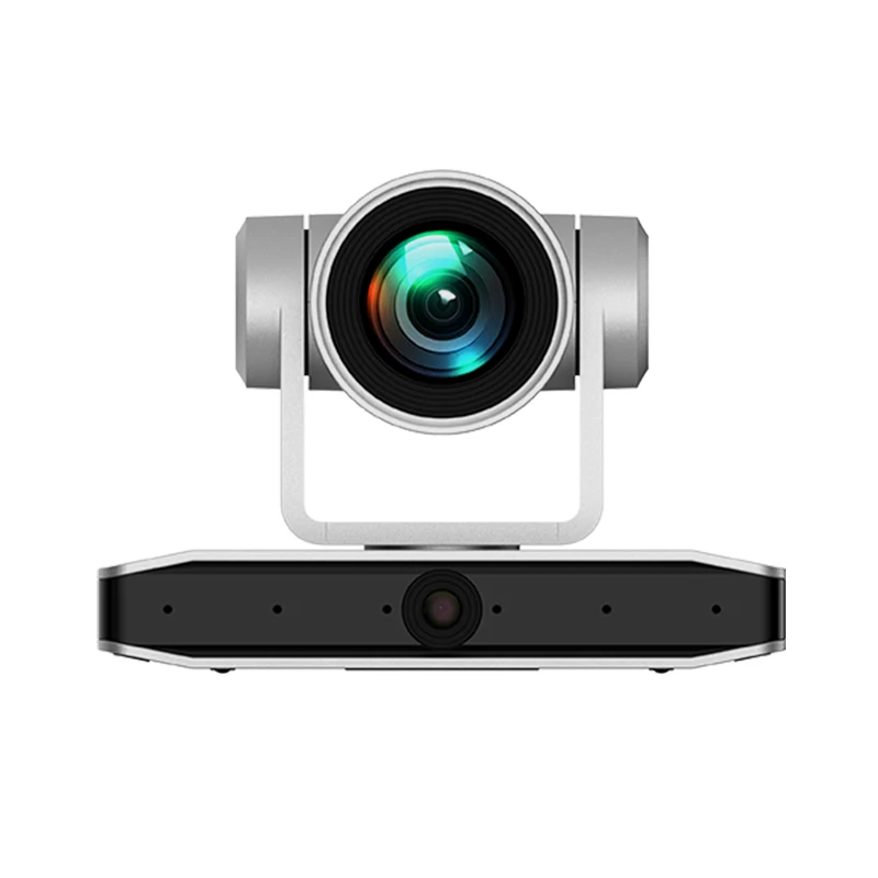듀얼 렌즈 스피커 추적 PTZ IP 회의 카메라 POE, HDMI USB 포트, 비즈니스, 교회, 교육용, 8.5MP, 12 배 줌, 4K