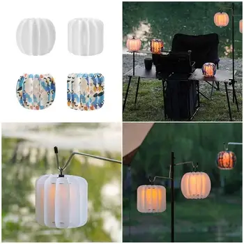 Portables Waterproofed Camping Light Cover Cylinders Tent Light Shade for Various Environment K1YF