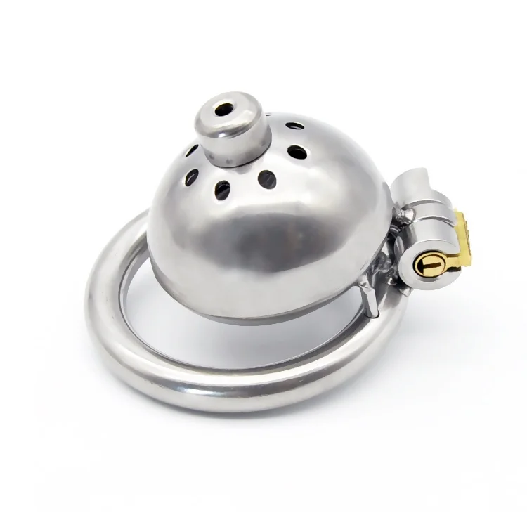 304 stainless steel Male Chastity Device Cock Cage with Lock Ring