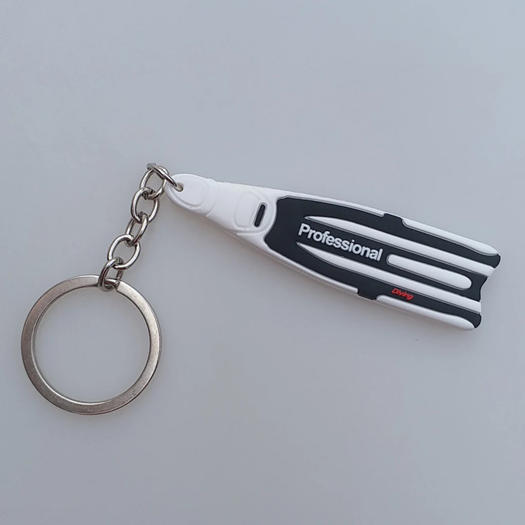 Scuba Diving Fins Flippers Key Chain Holder Keyring KeyChain for Outdoor Sports Swimming Diving Accessories Gift Key Chain