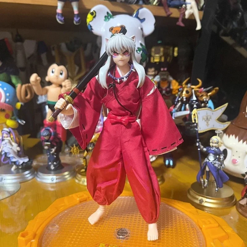 

Inuyasha Figure Shf Action Figure Anime Figurine Statue 16cm Original Gt Collection Model Kids Christmas Gifts 1/12 Pvc Toy Gift