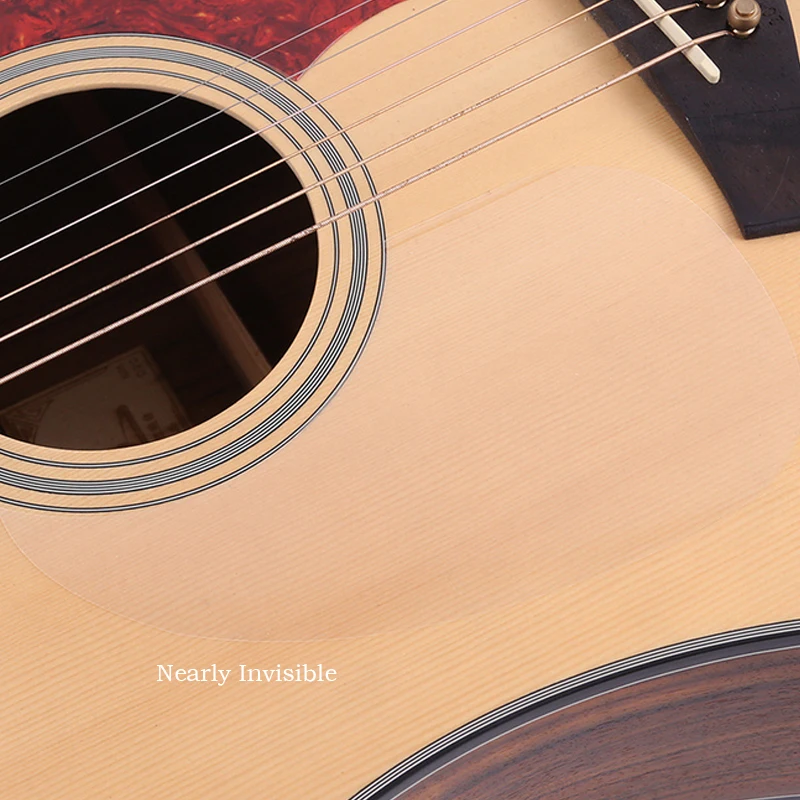 ZAMETTER Battipenna trasparente per chitarra classica e flamenco, con pellicola trasparente, opaco