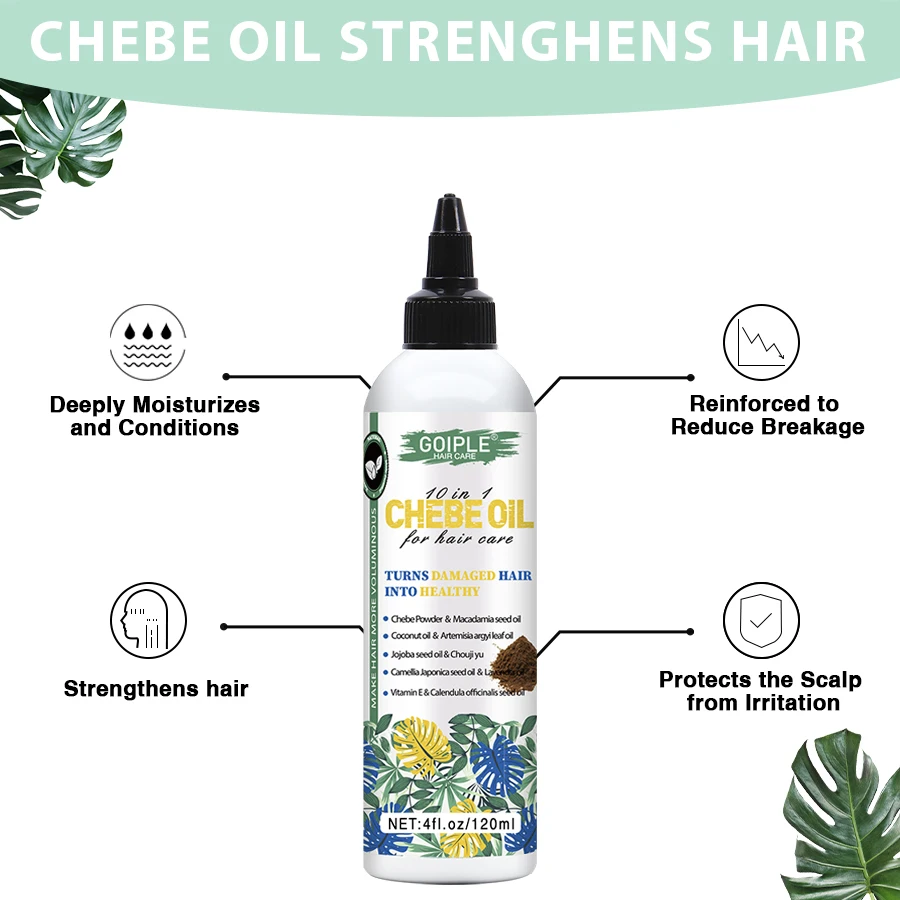Natural Chebe Oil Essence Hair Growth Repair Damaged Anti Hair Break Loss Treatment Moisturizing Scalp Strengthener Oil hair growth oil hair oil hair essence oil
