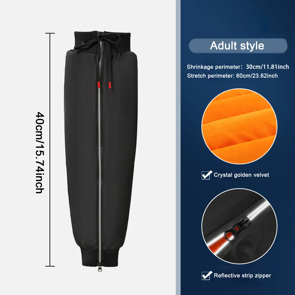 Winter Motorcycle Knee Brace Water Windproof Protection Men Riding Warm Leg Cover Outdoor Cycling Knee Pad Fall-Proof Guard