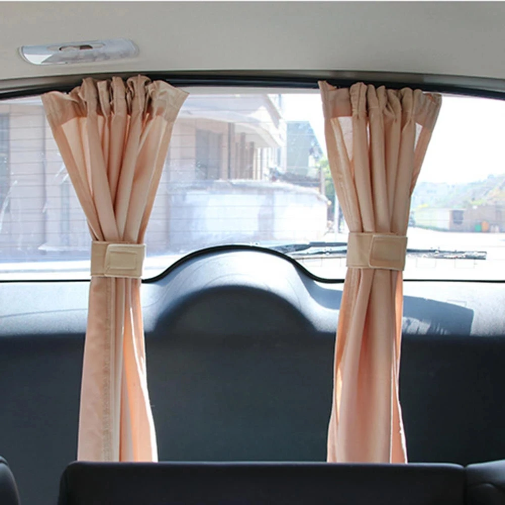 Auto-Vorhänge, Fenster-Sonnenschutz, 2 Stück, Universal-Vorhang
