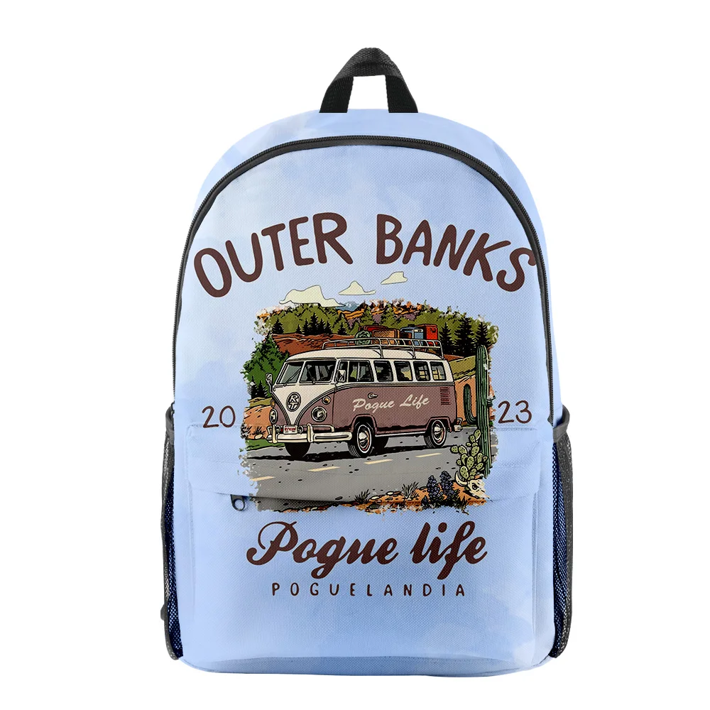 Popular Outer Banks Season 3 Tv Series pupil Bookbag Notebook Backpacks 3D Print Oxford Waterproof Boys/Girls Travel Backpacks