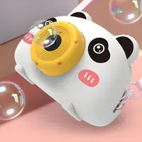 Cartoon Animal Bubble Machine Full Automatic Light Electric Blow Bubble Camera Kid Outdoor Multifunction Automatic Bubble Blower 1